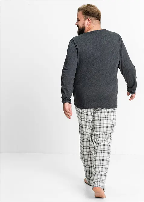 Pigiama con cotone biologico e maniche lunghe, bonprix
