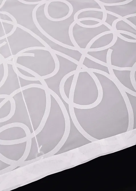 Tenda a pacchetto trasparente con stampa e poliestere riciclato, bonprix