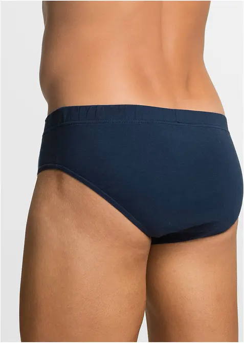 Slip alto con morbido cotone (pacco da 5), bonprix