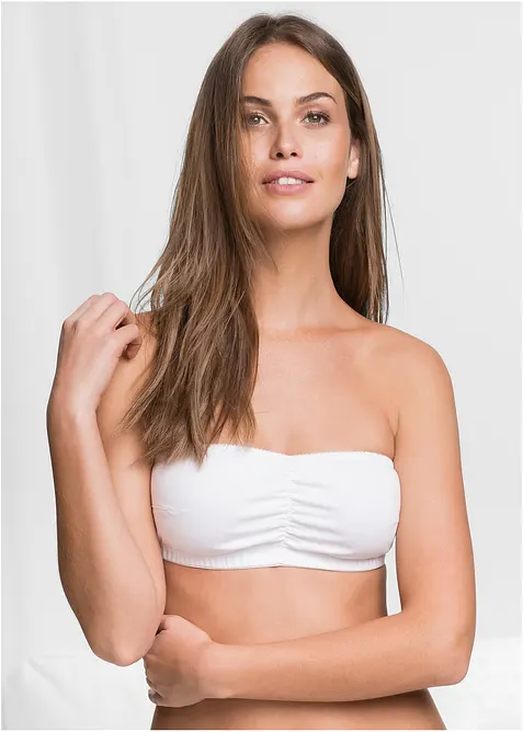 Reggiseno a fascia (coppe A e B) con cotone biologico (pacco da 2), bonprix