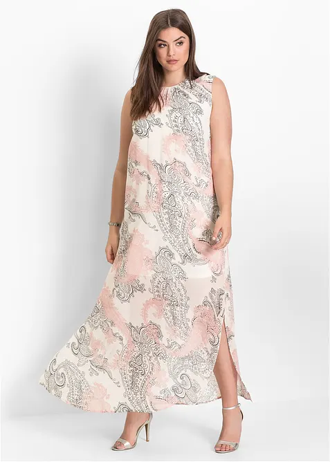 Abito lungo in chiffon, bonprix