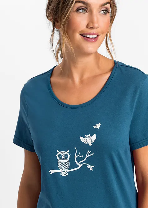 Pigiama a pinocchietto a maniche corte, bonprix