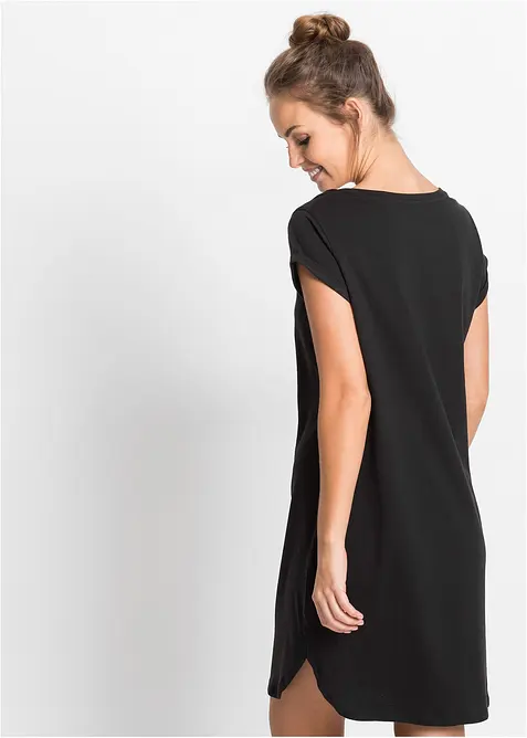 Camicia da notte corta in puro cotone biologico, bonprix