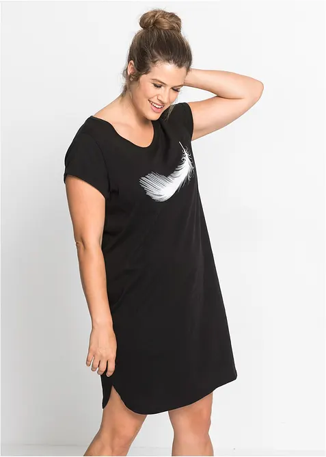 Camicia da notte corta in puro cotone biologico, bonprix