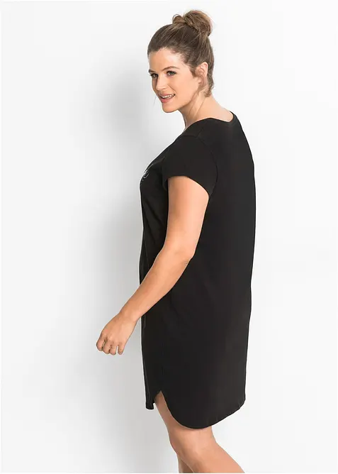 Camicia da notte corta in puro cotone biologico, bonprix