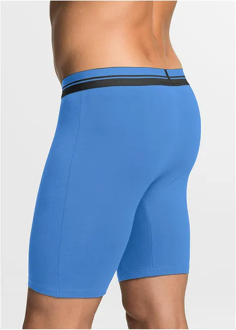 Boxer aderenti lunghi con cotone (pacco da 2), bonprix