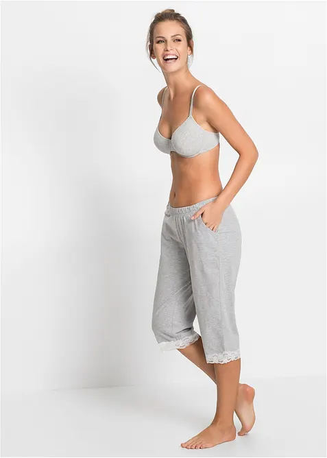 Reggiseno t-shirt con ferretto in cotone biologico (pacco da 3), bonprix