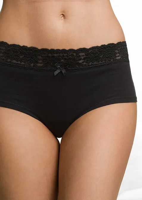 Culotte a vita alta (pacco da 4), bonprix