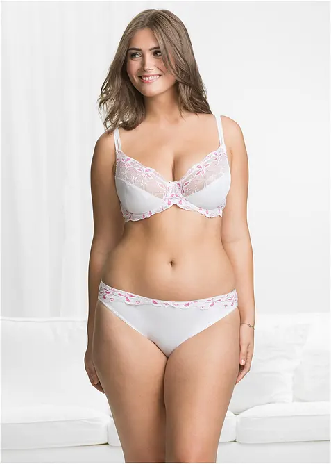 Reggiseno con ferretto e pizzo delicato (pacco da 3), bonprix