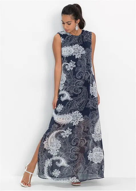 Abito lungo in chiffon, bonprix