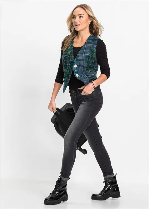 Maglia a maniche lunghe in puro cotone, bonprix