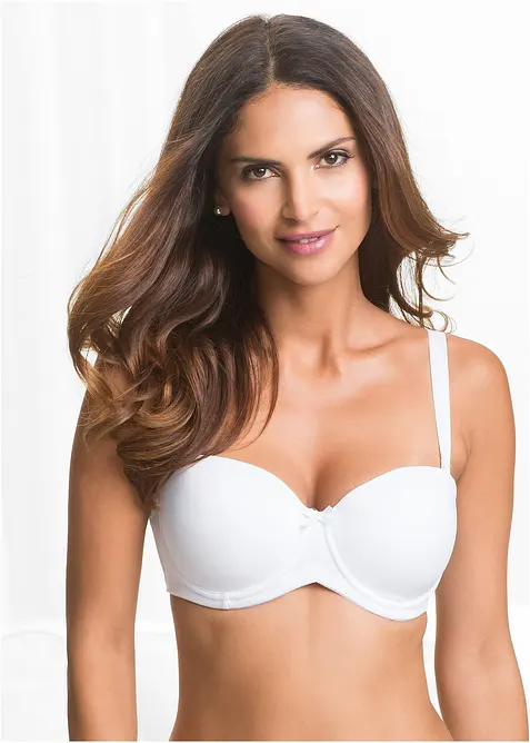 Reggiseno a fascia con ferretto e poliammide riciclata, bonprix
