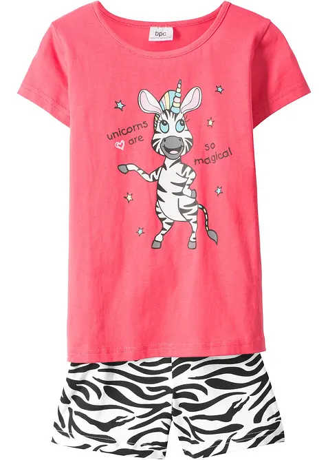 Pigiama corto in puro cotone biologico (set 2 pezzi), bonprix