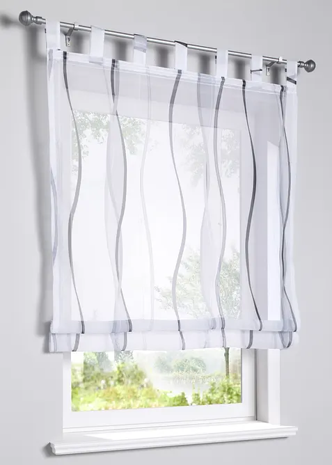 Tenda a pacchetto con fantasia a onde e poliestere riciclato, bonprix