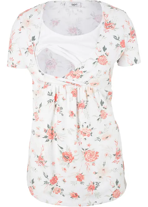 Maglia pr&eacute;maman / da allattamento 2 in 1 in cotone biologico, bonprix