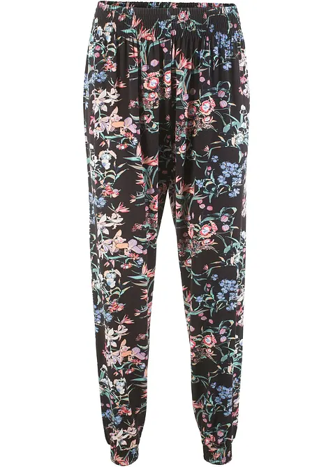 Pantaloni alla turca in misto viscosa, bonprix