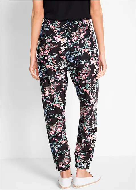 Pantaloni alla turca in misto viscosa, bonprix