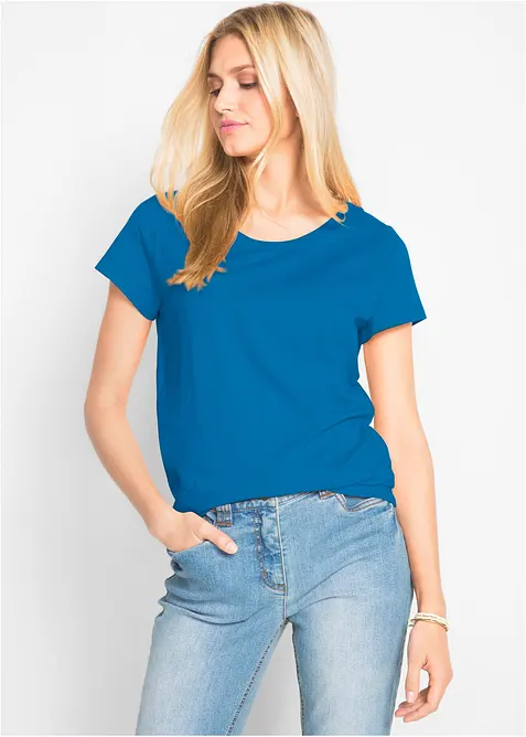 Maglia con scollo rotondo (pacco da 5), bonprix