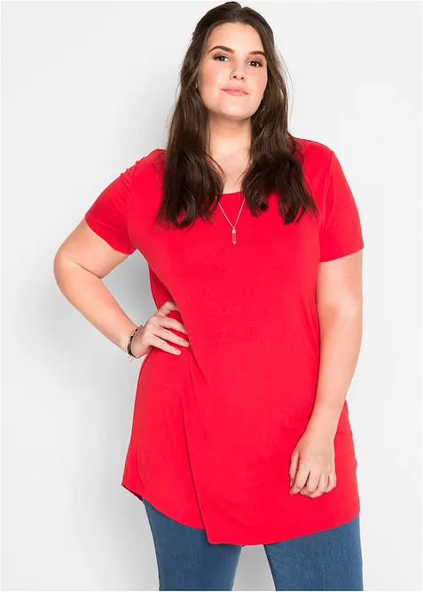 Maglia lunga in viscosa morbida, bonprix