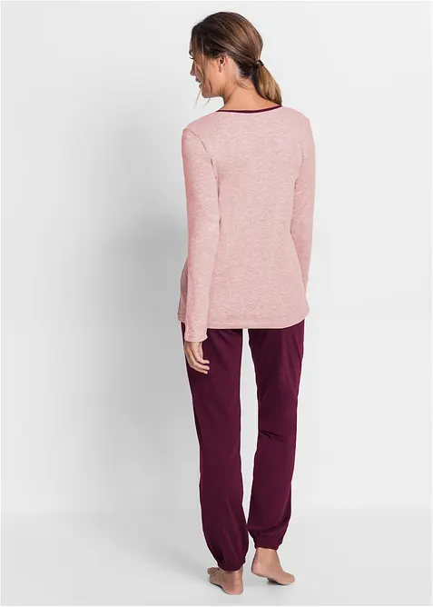 Pigiama con cotone biologico, bonprix