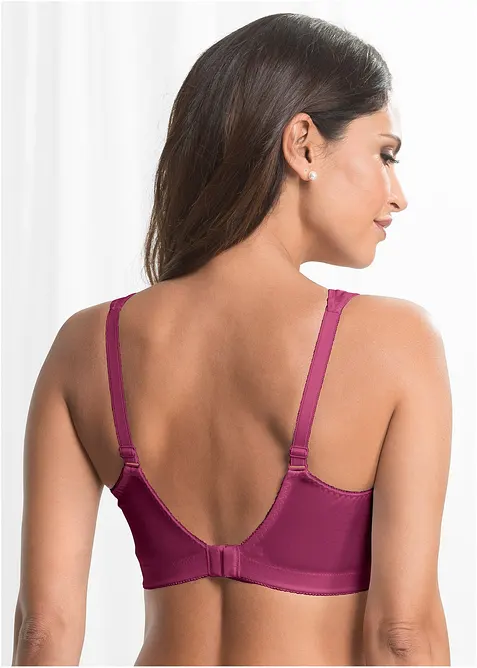 Reggiseno contenitivo senza ferretto con spalline imbottite (pacco da 2), bonprix