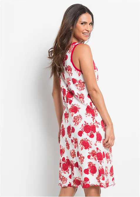 Camicia da notte corta in misto viscosa morbido, bonprix