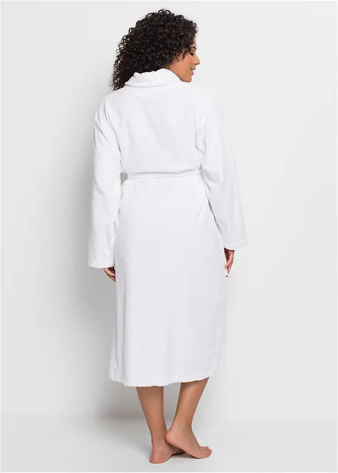 Accappatoio in spugna di puro cotone, bonprix