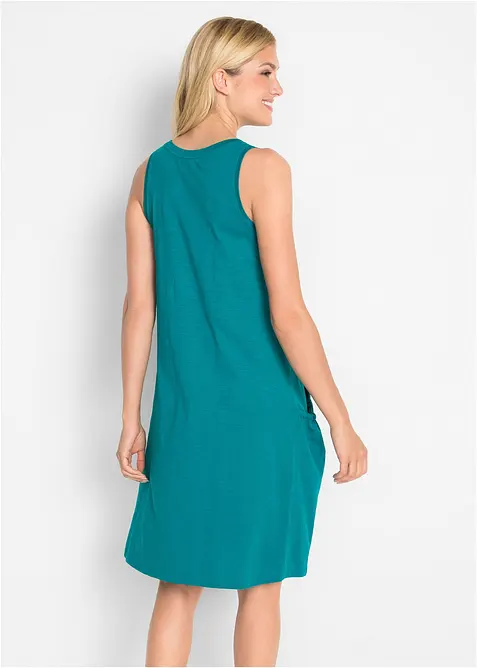 Abito in jersey di cotone con tasche, bonprix