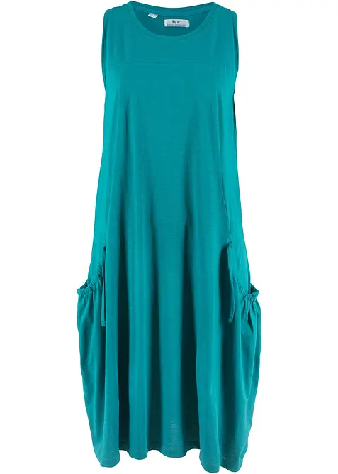 Abito in jersey di cotone con tasche, bonprix