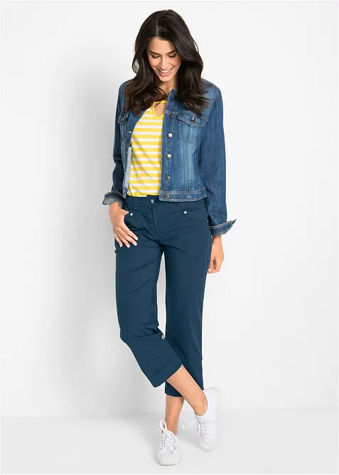 Pinocchietti cargo elasticizzati, bonprix