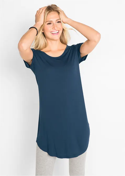 Maglia lunga in viscosa morbida, bonprix