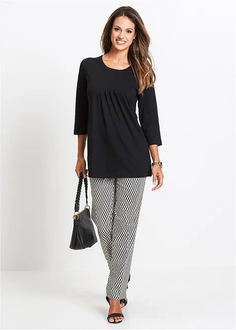 Maglia lunga in puro cotone, bonprix