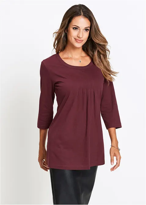 Maglia lunga in puro cotone, bonprix