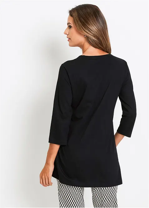 Maglia lunga in puro cotone, bonprix