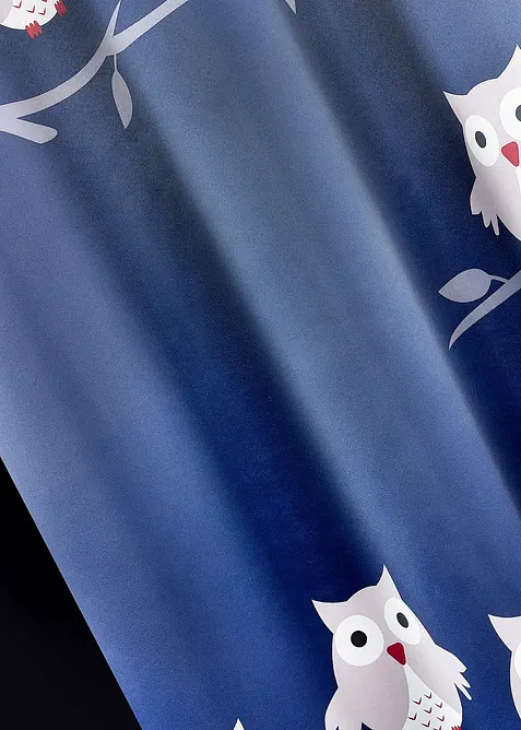 Tenda semioscurante con gufi (pacco da 1), bonprix