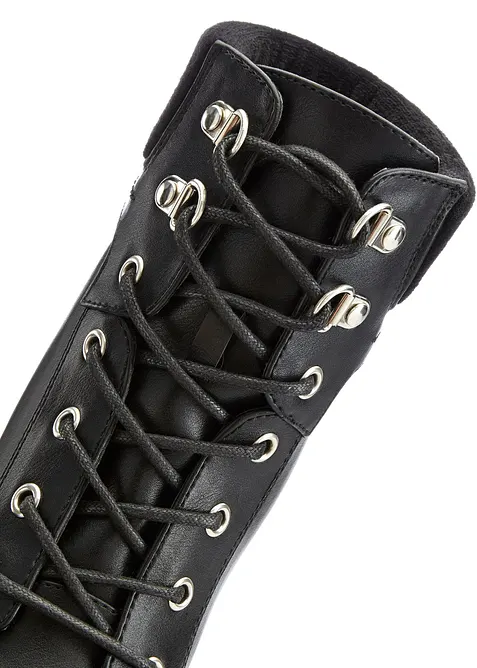 Stivaletti stringati con tacco alto, bonprix