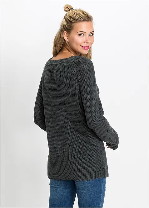 Maglione con ricamo, bonprix