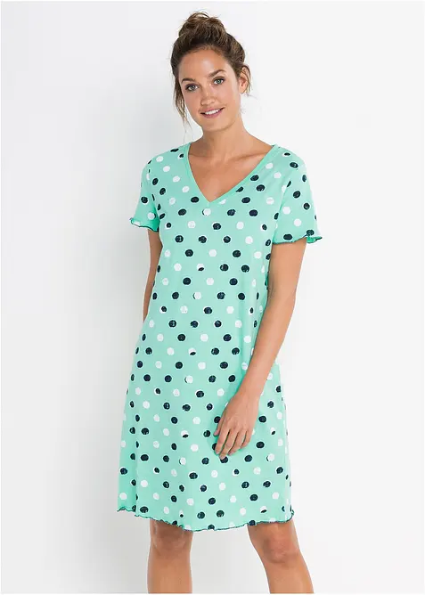 Camicia da notte corta in cotone biologico, bonprix