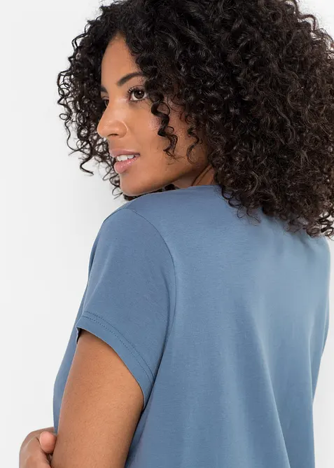 Camicia da notte corta in puro cotone, bonprix