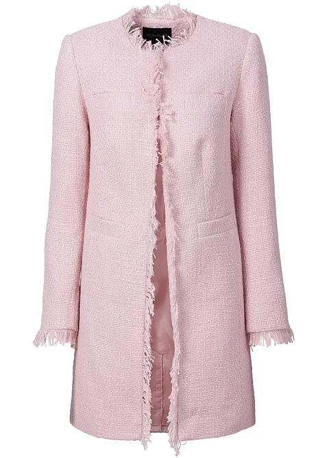 Blazer lungo in bouclé, bonprix