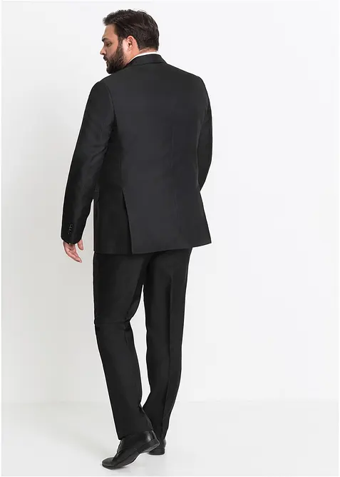 Completo (4 pezzi) giacca, pantaloni, gilet, cravatta, regular fit, bonprix