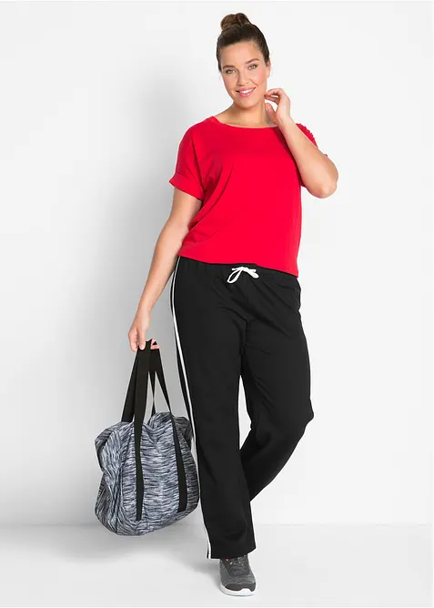 Pantaloni in felpa di puro cotone, bonprix