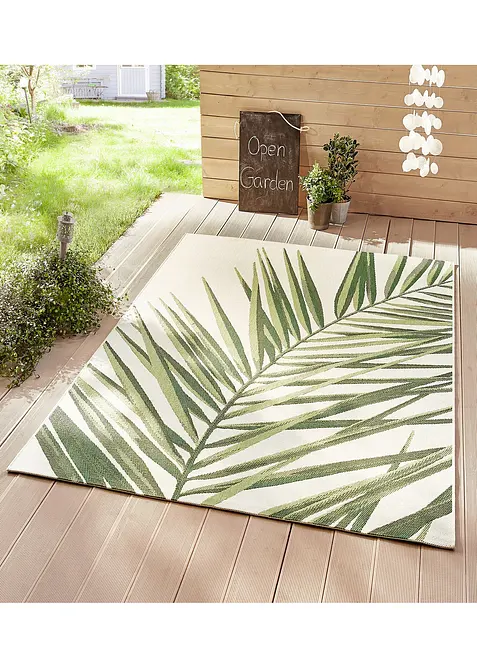 Tappeto da interno ed esterno con foglia di palma, bonprix