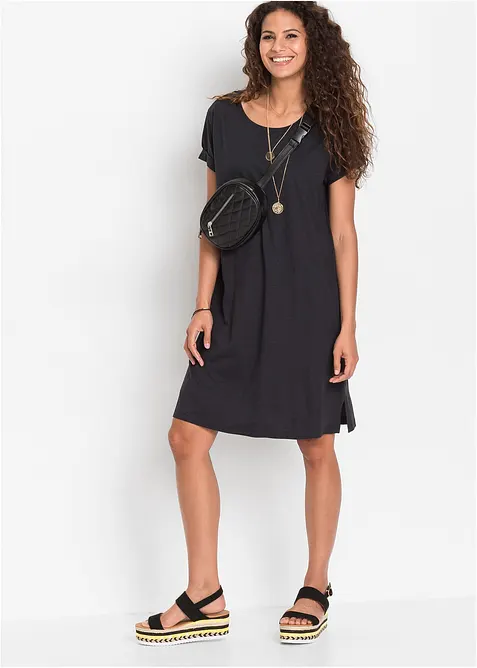 Abito in maglina dalla linea morbida, bonprix