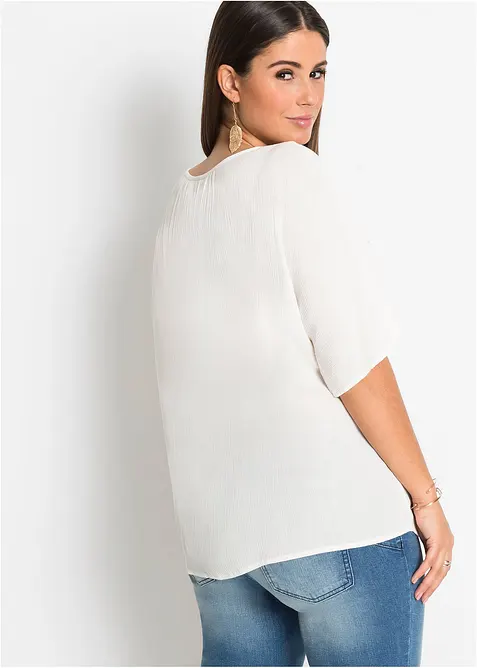 Tunica crinkle in viscosa morbida, bonprix