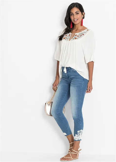 Tunica crinkle in viscosa morbida, bonprix