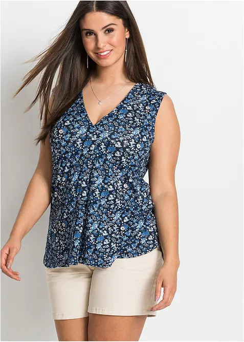 Top in misto viscosa, bonprix