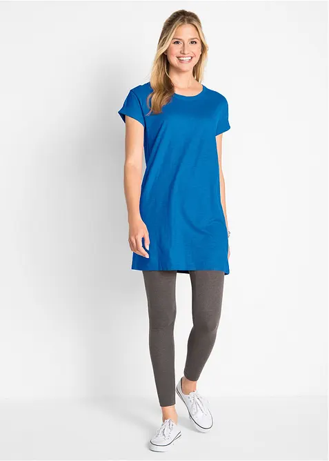 T-shirt lunga in puro cotone, bonprix