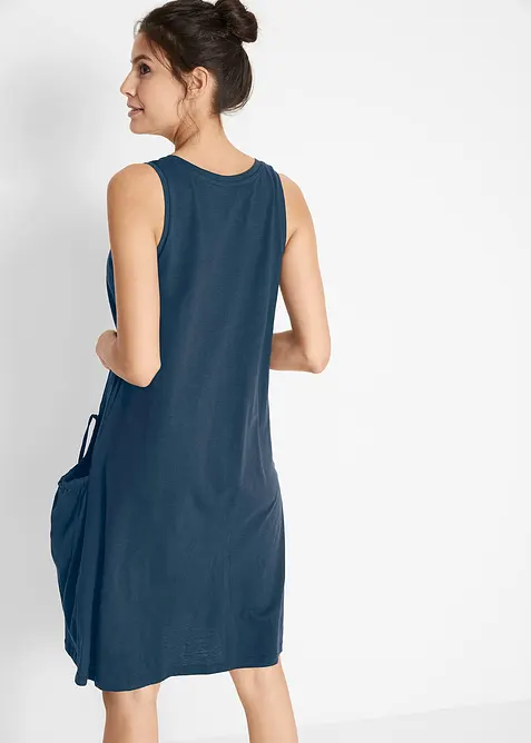 Abito in jersey di cotone con tasche, bonprix