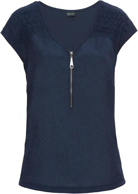 Maglietta con pizzo, bonprix